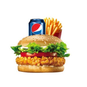 Burger Chicken Crispy (Pepsi & Potato)