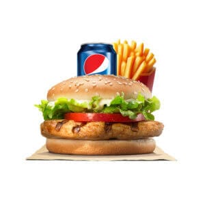 Burger Chicken Grilled (Pepsi & Potato)