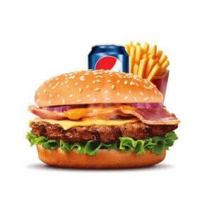Burger beef Grilled (Pepsi & Potato)