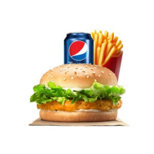 Chicken burger Single (Pepsi & Potato)